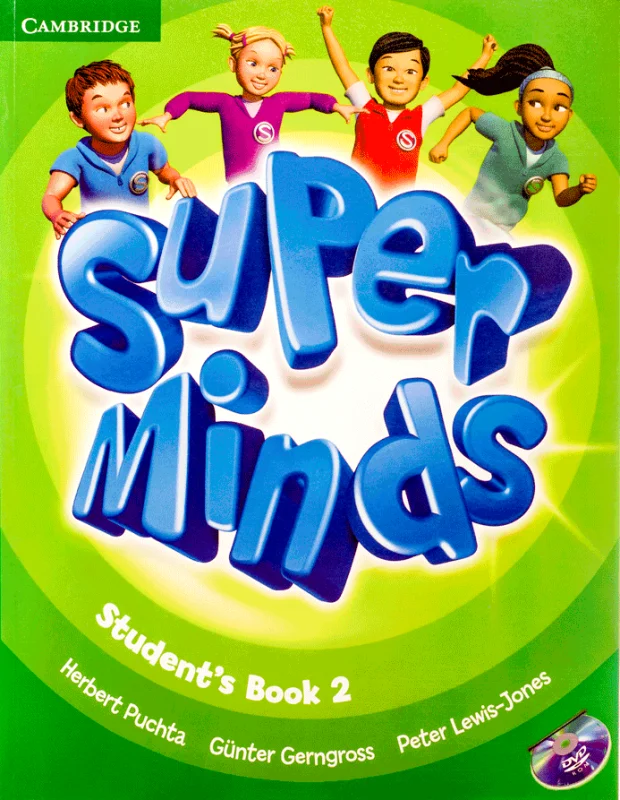 کتاب سوپر مایندز Super Minds 2 SB+WB+CD+DVD