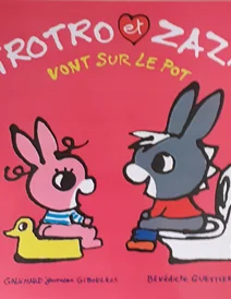 کتاب داستان فرانسه trotro et zaza به پو بروید vont sur le pot