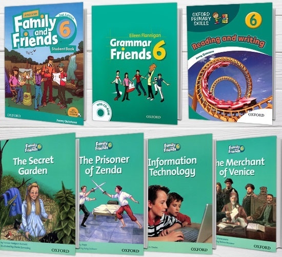 پک کامل امریکن فمیلی اند فرندز شش رحلی American Family and Friends 6 2nd edition