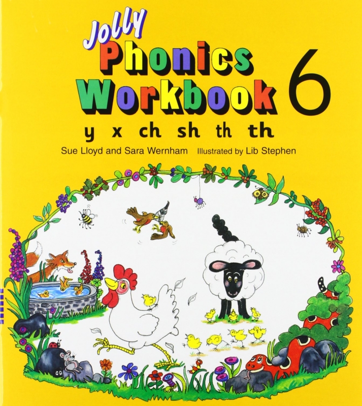 کتاب جولی فونیکز ورک بوکز Jolly Phonics 6 Workbooks