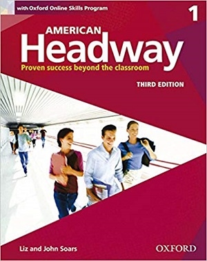 کتاب امریکن هدوی 1 ویرایش سوم American Headway 1 3rd SB+WB+DVD