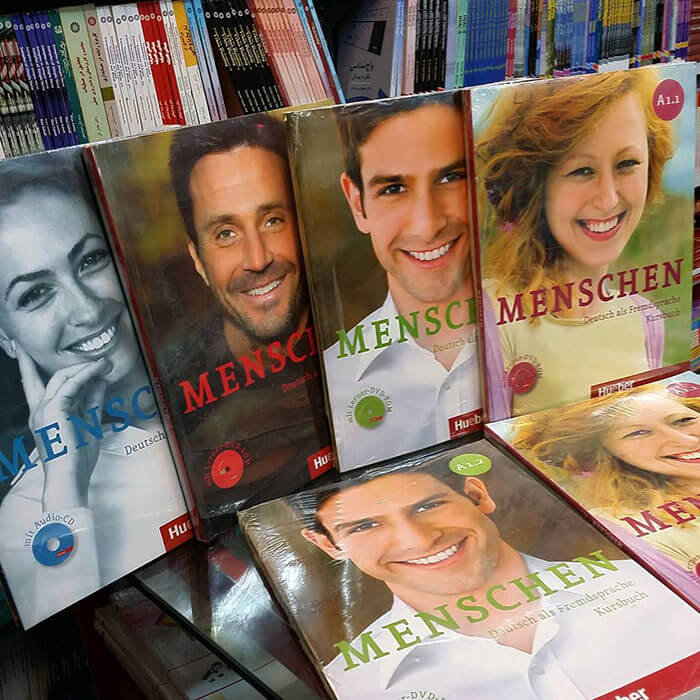 مجموعه 6 جلدی کتاب آموزش زبان آلمانی منشن Menschen (کتاب دانش آموز 6 جلد و کتاب کار 6 جلد و 6 DVD فایل صوتی)