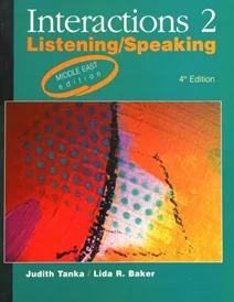 کتاب اینترکشنز 2 لیسنینگ اند اسپیکینگ ویرایش چهارم Interactions 2 Listening / Speaking 4th Edition Middle East Edition