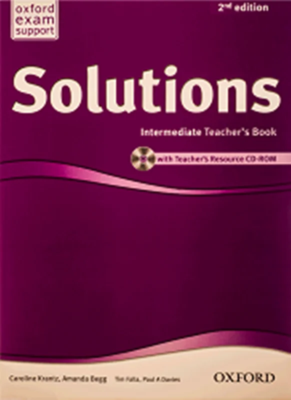 کتاب معلم سولوشنز اینترمدیت ویرایش دوم Solutions Intermediate Teachers Book 2nd