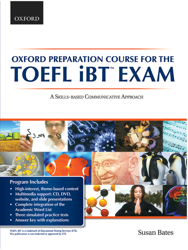 کتاب آکسفورد پریپریشن کورس فور تافل آی بی تی اگزم Oxford Preparation Course for the TOEFL iBT Exam