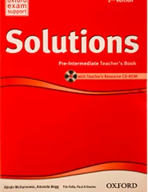 کتاب معلم سولوشنز پری اینترمدیت ویرایش دوم Solutions Pre-Intermediate Teachers Book 2nd