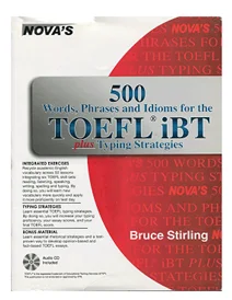 کتاب زبان نووا ۵۰۰ وردز, فریزز اند ایدیمز NOVA: 500Words, Phrases, Idioms for the TOEFL iBT +cd