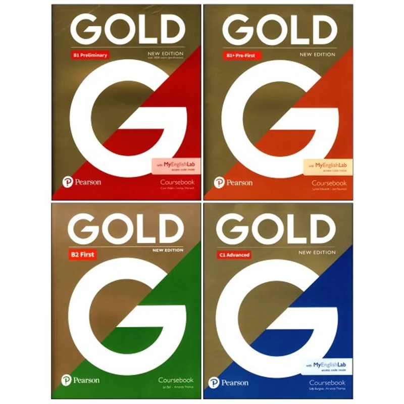 مجموعه 4 جلدي كتاب هاي گلد Gold New Edition Book Series