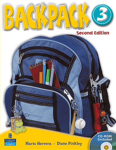 کتاب زبان کودکان بک پک Backpack 3+CD به همراه کتاب دانش آموز و کتاب کار