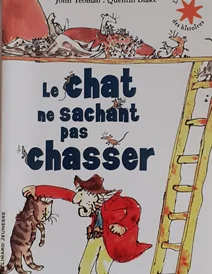 کتاب داستان فرانسه گربه شکار بلد نیست le chat ne sachant pas chasser