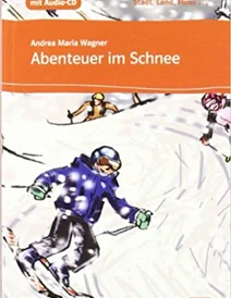کتاب زبان آلمانی abenteuer im schnee + cd audio