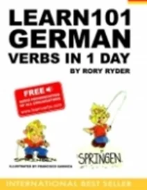 کتاب زبان آلمانی learn 101 german verbs in 1 day