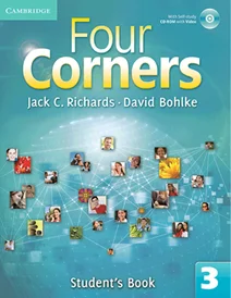 کتاب آموزشی فورکورنرز 3 ویرایش اول Four Corners 3 Student Book and Work book with CD