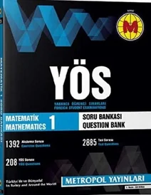 کتاب Metropol Yayınları YÖS Matematik-1