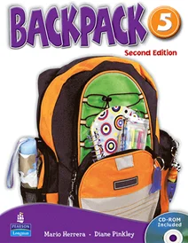 کتاب زبان کودکان بک پک Backpack 5+CD به همراه کتاب دانش آموز و کتاب کار
