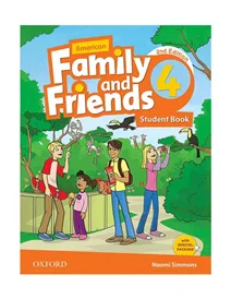 کتاب زبان کودکان آمریکن فمیلی اند فرندز چهار ویرایش دوم American Family and Friends 4 (2nd)+CD