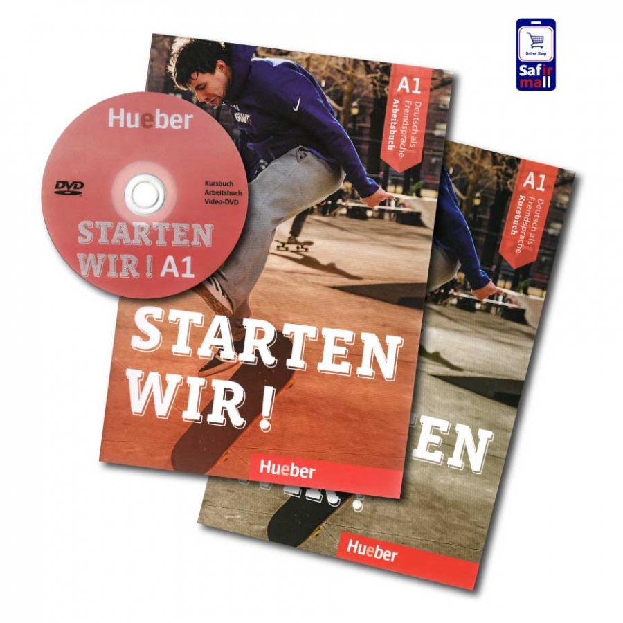 کتاب زبان آلمانی اشتارتن ویر Starten Wir ! A1 (Textbook+Workbook) 2019 (کاغذ تحریر ورک بوک و استیودنت بوک تمام رنگی)