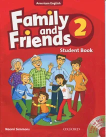 کتاب فمیل اند فرندز 2 (چاپ قدیم) American Family and Friends 2