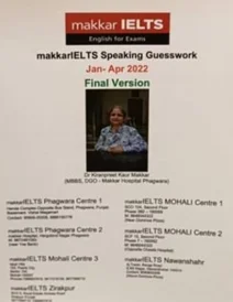 کتاب ماکار آیلتس اسپیکینگ Makkar IELTS Speaking Guesswork Jan Apr 2022 Final Version