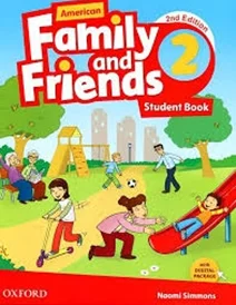 کتاب امریکن فمیلی اند فرندز ویرایش دوم American Family and Friends 2nd 2 SB+WB+ وزيری