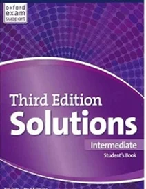 کتاب آموزشی سولوشنز اینترمدیت ویرایش سوم Solutions Intermediate 3rd Edition