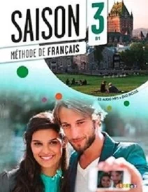 کتاب فرانسه سزون Saison niveau 3 B1 - livre de l'eleve + cahier + dvd