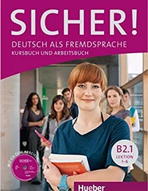 کتاب زبان آلمانی زیشا Sicher B2 1 رنگی (درس 1تا 6) (کتاب دانش آموز و کتاب کار و فایل صوتی)