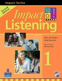 کتاب زبان ایپمکت لسینینگ Impact Listening 1 Student Book with CD