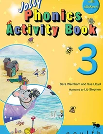 کتاب زبان کودکان جولی فونیکس اکتیویتی بوک و ورک بوک Jolly Phonics Activity Book 3 +Work book