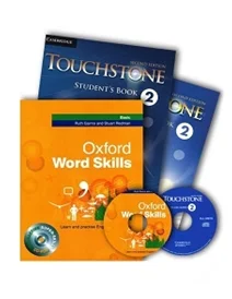 پک تاچ استون 2 و ورد اسکیلز بیسیک Touchstone 2 + Oxford Word Skills Basic