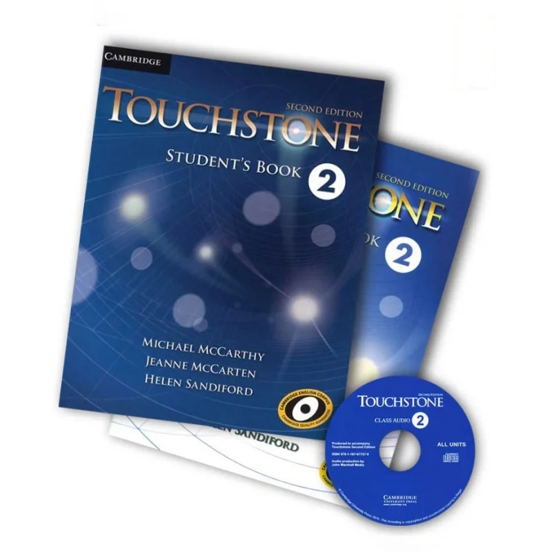 کتاب تاچ استون 2 ویرایش دوم Touchstone 2 2nd SB+WB+CD