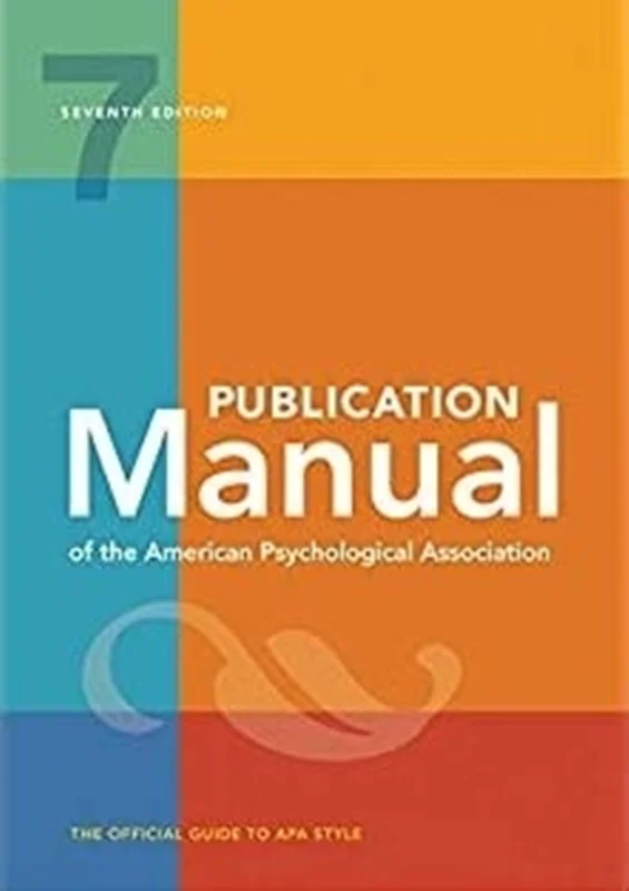 کتاب Publication Manual of the American Psychological Association Seventh Edition