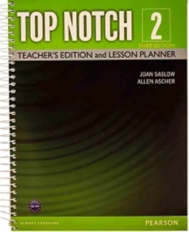 کتاب معلم تاپ ناچ 2 ویرایش سوم Top Notch 3rd 2 Teachers book+DVD