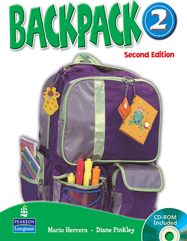 کتاب زبان کودکان بک پک Backpack 2+CD به همراه کتاب دانش آموز و کتاب کار