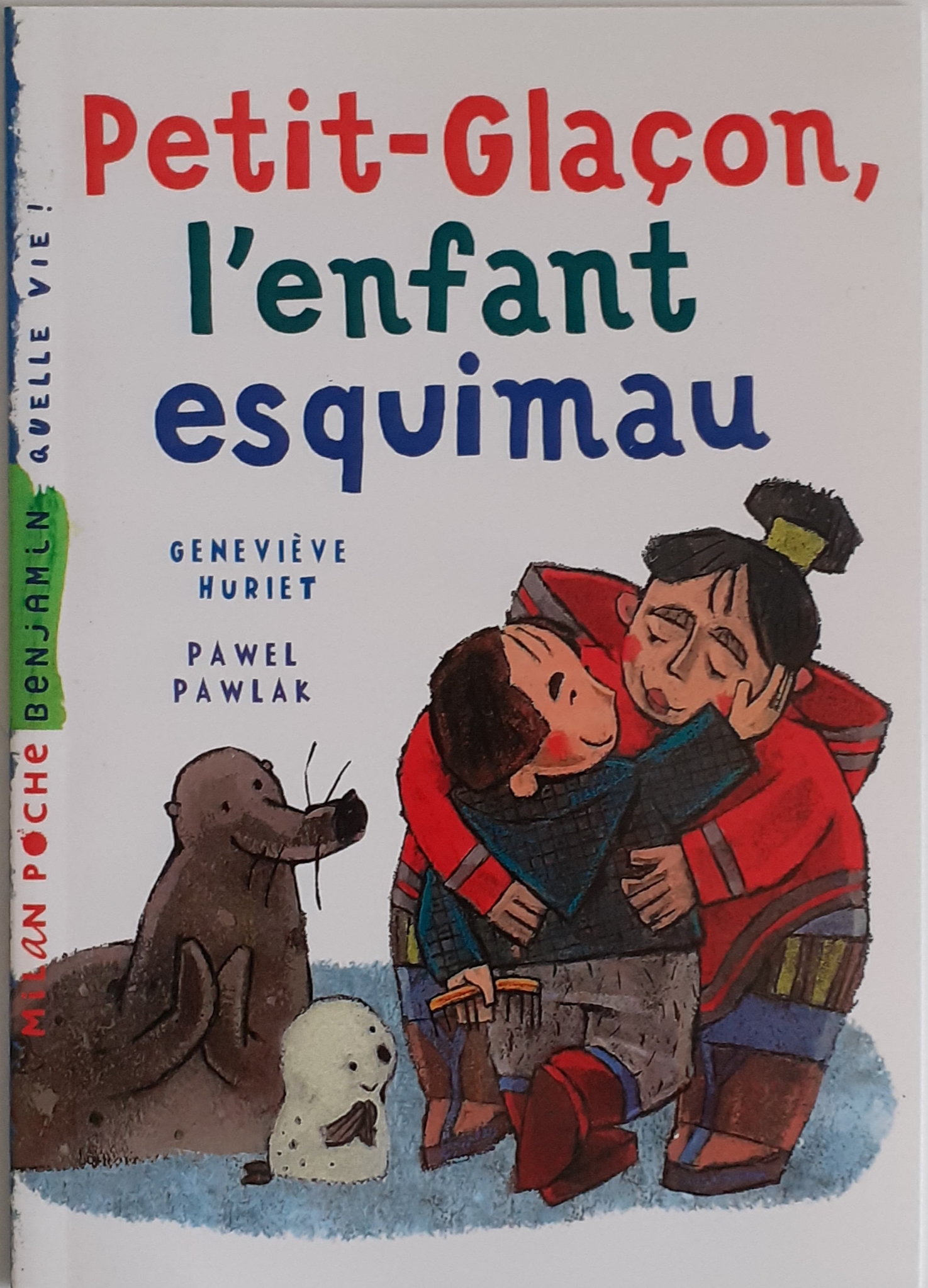 کتاب داستان فرانسه کودک اسکیمو petit glacon lenfant esquimau