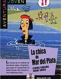 کتاب زبان داستان اسپانیایی La chica de Mar del Plata+CD
