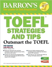 کتاب زبان تافل استراتژیز اند تیپس TOEFL Strategies and Tips with MP3 CD, 2nd Edition