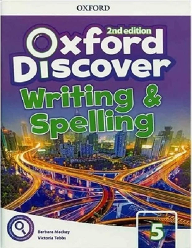 کتاب زبان آکسفورد دیسکاور ویرایش دوم رایتینگ اند اسپلینگ Oxford Discover 5 2nd - Writing and Spelling