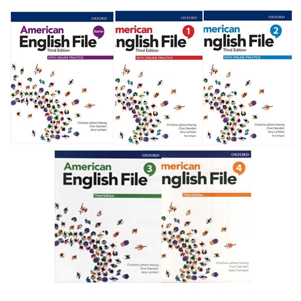 سری 5 جلدی امریکن انگلیش فایل ویرایش سوم American English File Third Edition