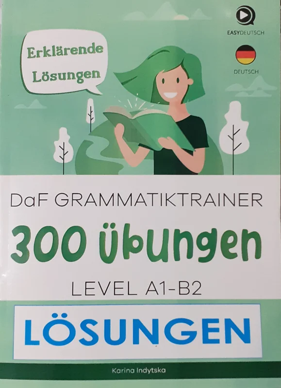کتاب  ( DaF Grammatiktrainer 300 Übungen A1+B2 ( lösungen