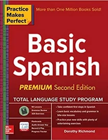 کتاب بیسیک اسپنیش ویرایش دوم Practice Makes Perfect Basic Spanish, Second Edition0