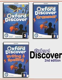 پک کامل اکسفورد دیسکاوری 2 Oxford discover 2 + grammar + Writing and Spelling + CD پک کامل اکسفورد دیسکاوری 2