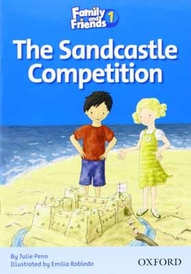 کتاب داستان انگلیسی فمیلی اند فرندز مسابقه قلعه شنی Family and Friends Readers 1 The Sandcastle Competition