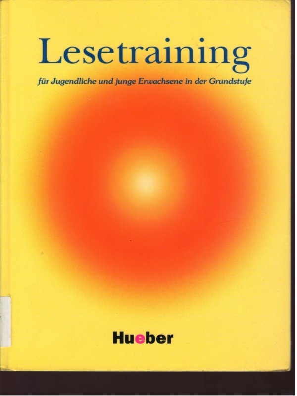 کتاب زبان آلمانی Lesetraining زرد