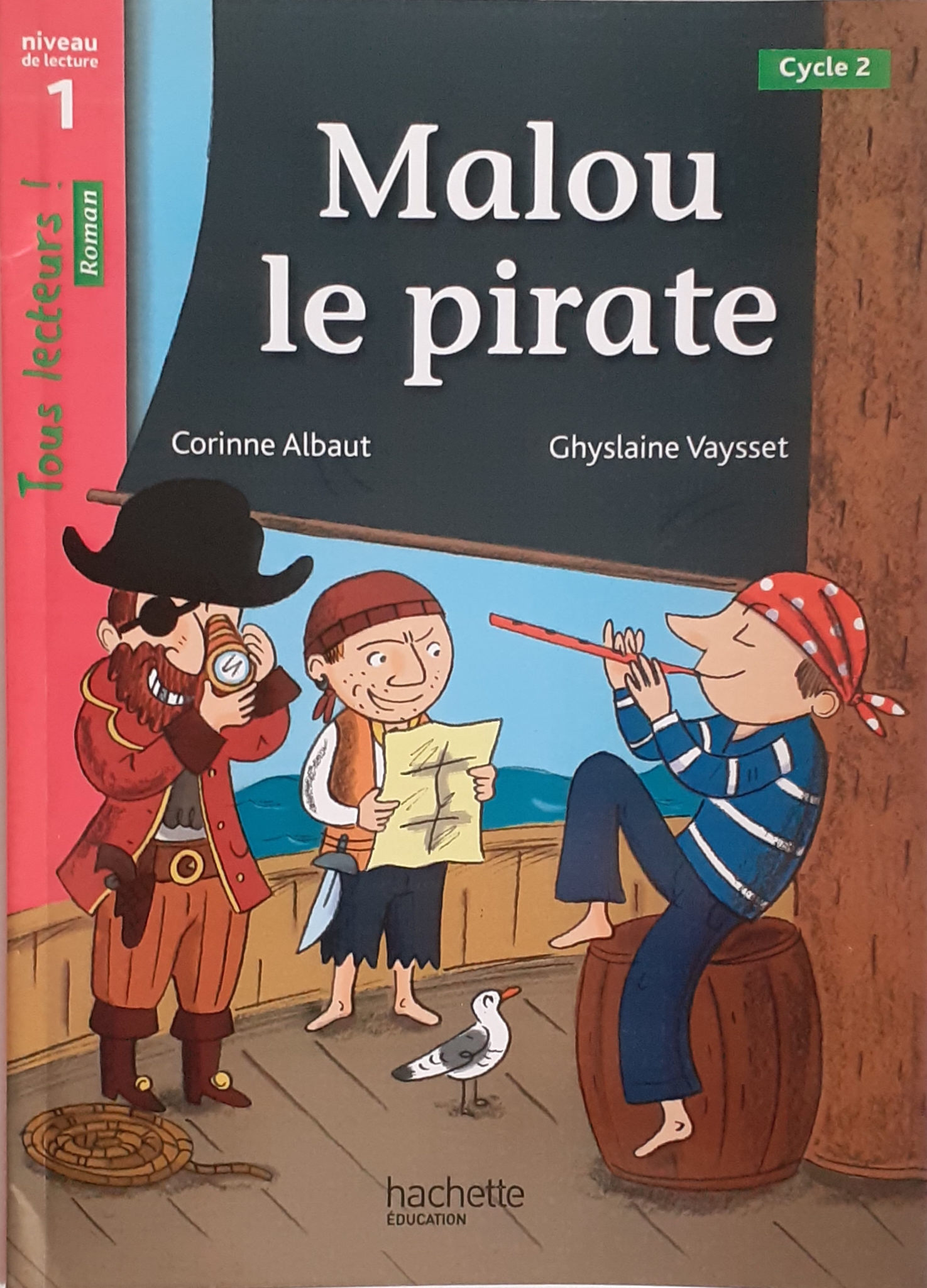 کتاب داستان فرانسه دزد دریایی malou le pirate