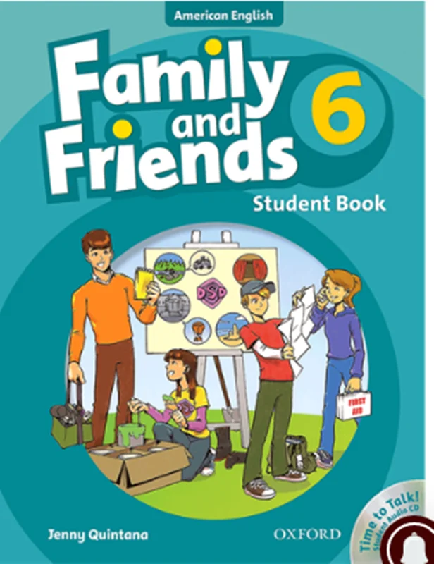 کتاب فیلی فرندز 1 (چاپ قدیم) American Family and Friends 6