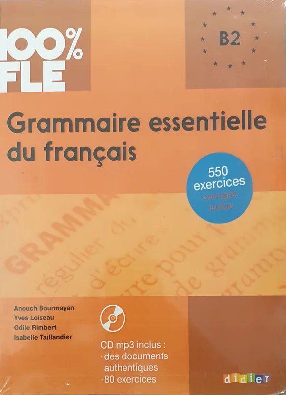 Grammaire essentielle du francais niv B2 Livre کتاب ( چاپ رنگی)