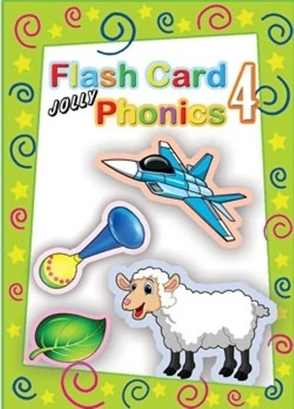 Jolly Phonics 4 Flash Cards فلش کارت جولی فونیکس